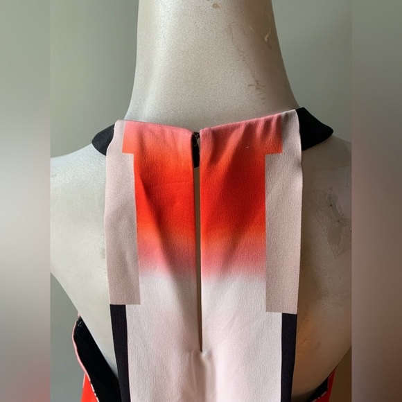Kobi Halperin Silk Halter Dress with Gradient Design - Picture 6 of 16
